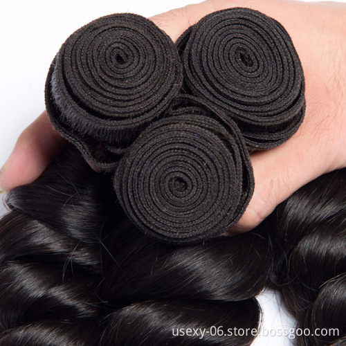 Wholesale Bundle Virgin Hair Vendors Cheap Brazilian Hair Bundles 100% Human Hair Bundles With Lace Frontals